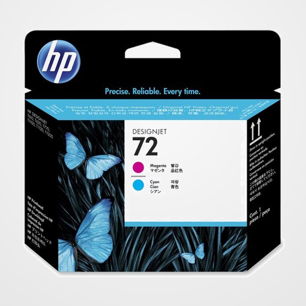 CABEZAL HP C9383A Nº72 MAGENTA Y CIAN