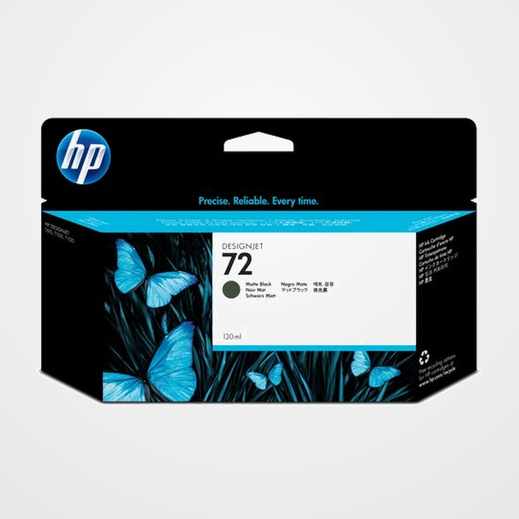 CARTUCHO INKJET HP C9403A Nº72 DESIGNJET T610/T620/T770/T1100/T1200/T1200 HD/T2300/T790/T1300 NEGRO MATE (130ML)