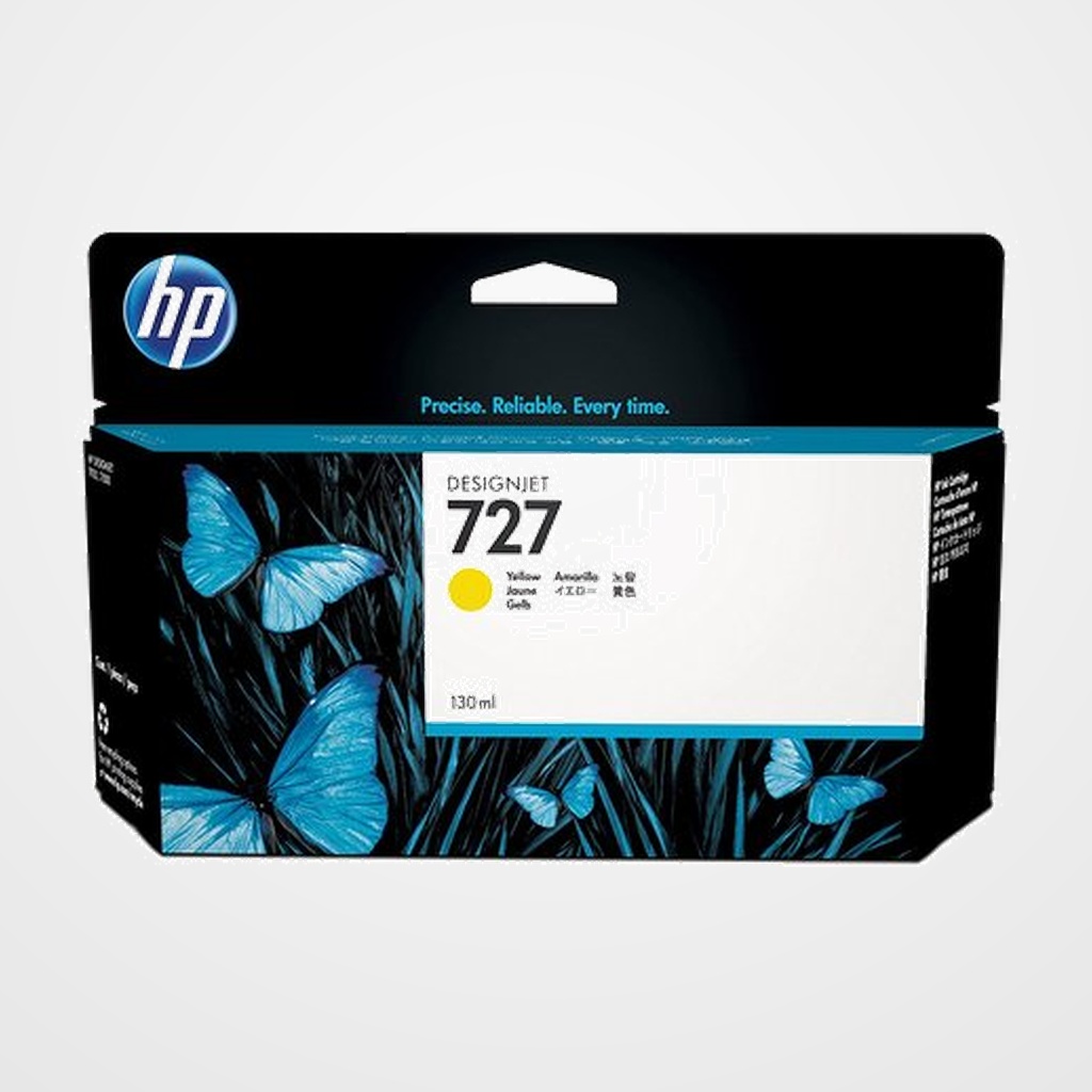 CARTUCHO INKJET HP B3P21A Nº727 DESIGNJET T920/T1500 AMARILLO 130 ML