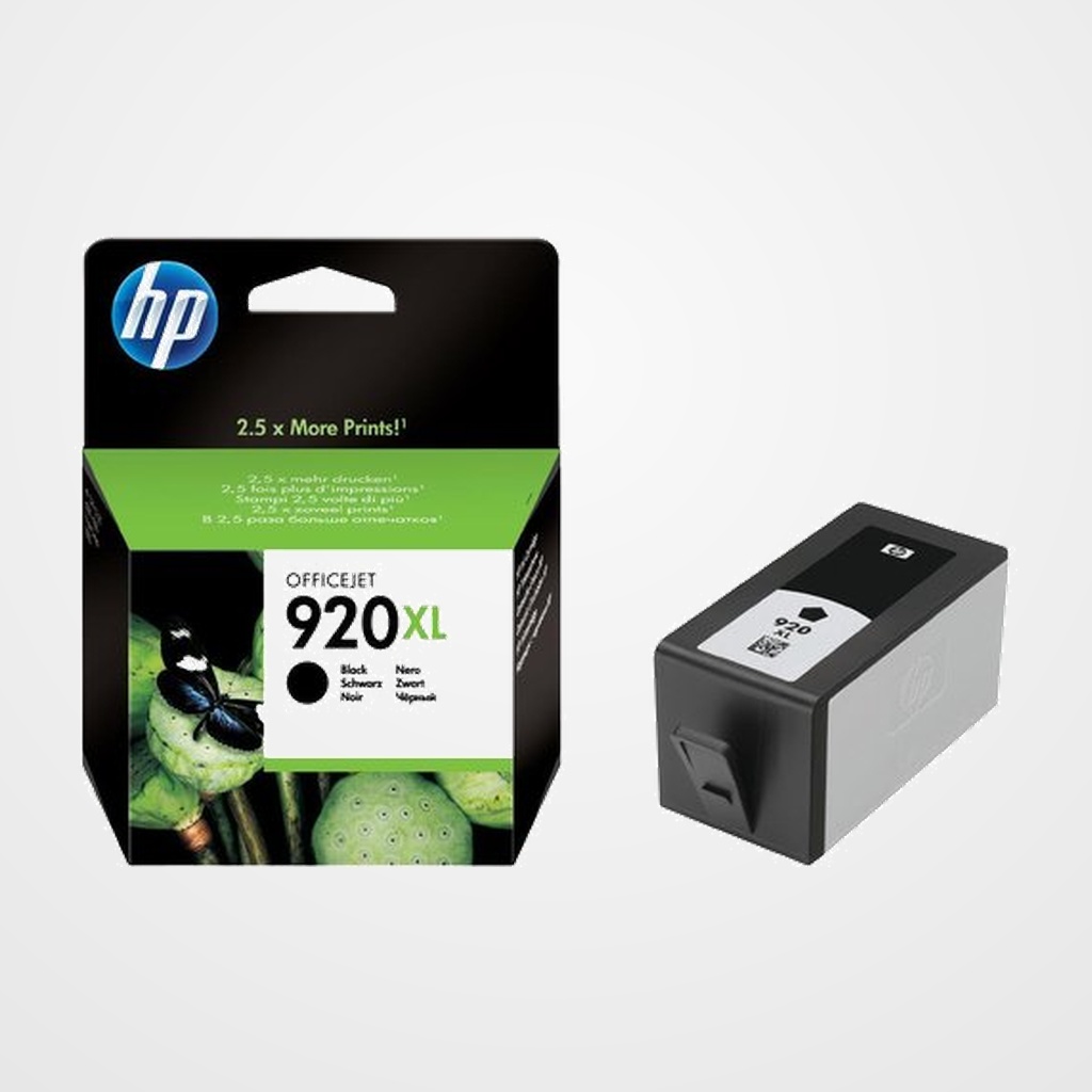 CARTUCHO INKJET HP CD975AE Nº920XL OFFICEJET 920/6000/6500 NEGRO 1.200 PÁG.