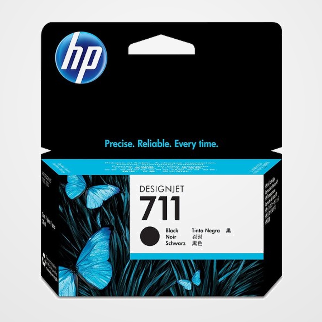 CARTUCHO INKJET HP CZ129A Nº711 DESINGNJET T120/T520 NEGRO 38 ML.