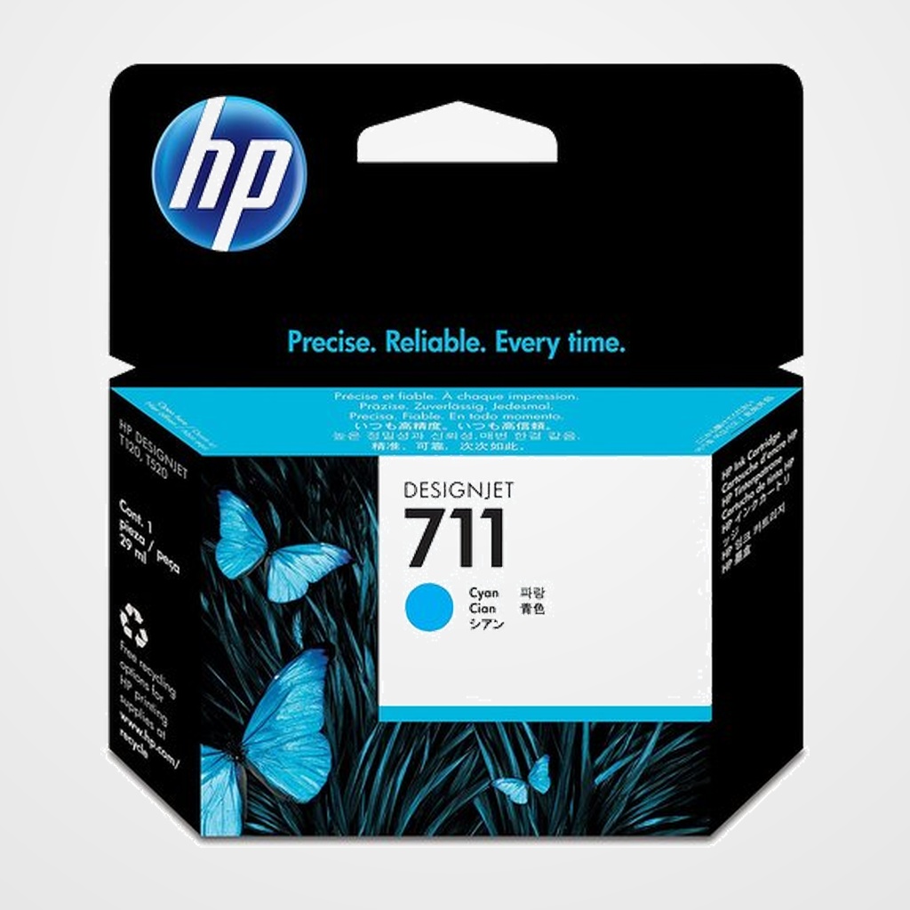 CARTUCHO INKJET HP CZ130A Nº711 DESINGNJET T120/T520 CIAN 29 ML.