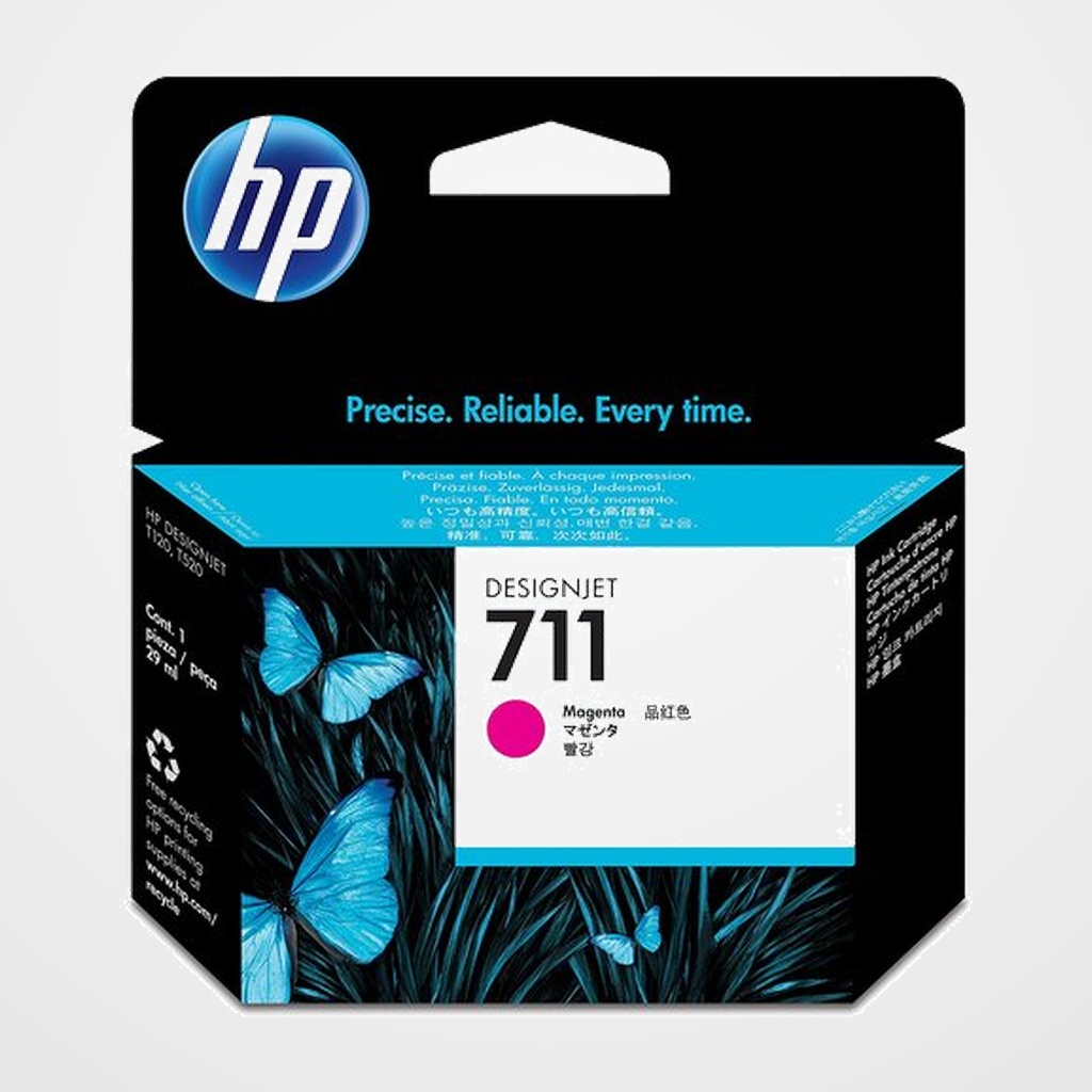 CARTUCHO INKJET HP CZ131A Nº711 DESINGNJET T120/T520 MAGENTA 29 ML.