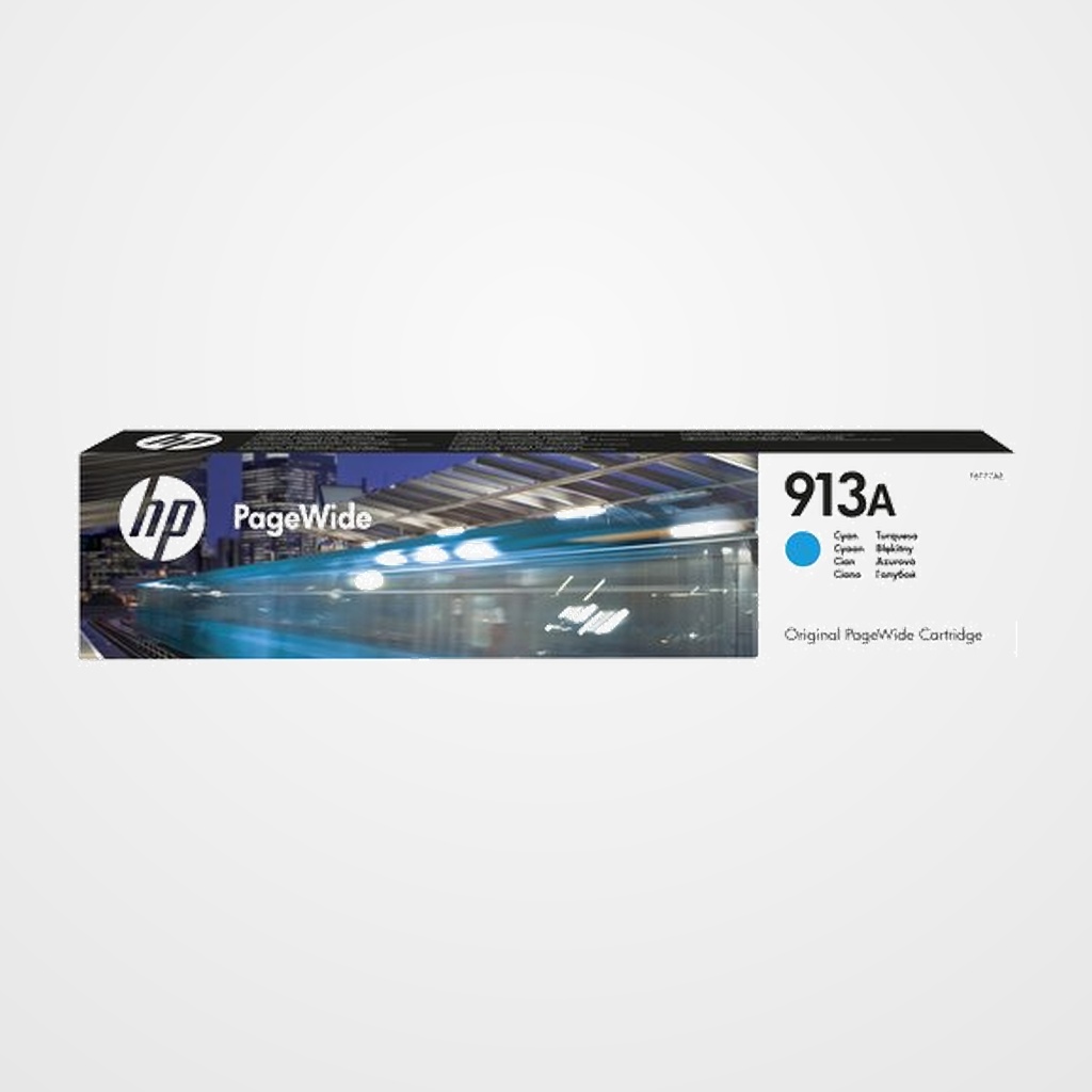 CARTUCHO INKJET HP F6T77AE Nº913A PAGEWIDE MANAGED MFP P57750/P55250/PRO 452/477/552 CIAN 3.000 PAG.