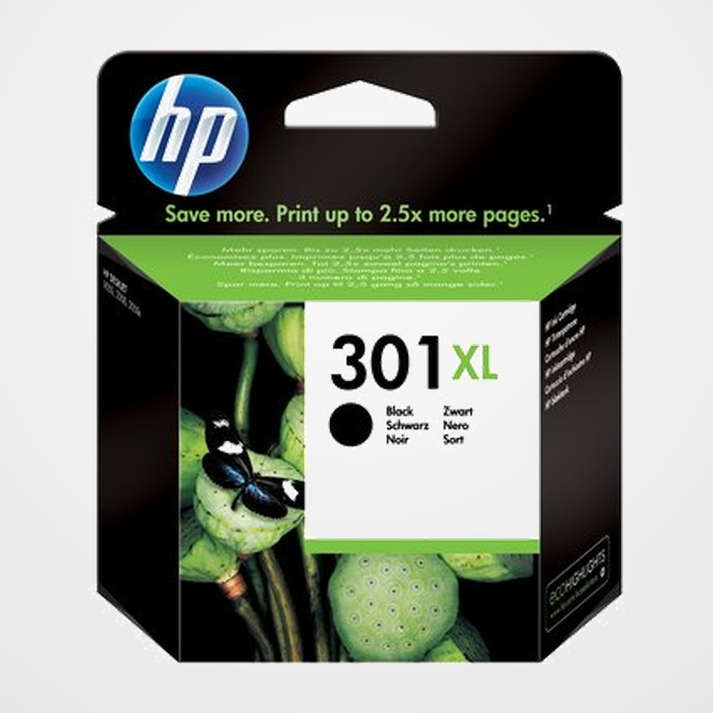 CARTUCHO INKJET HP CH563EE Nº 301XL DESKJET 1000/2000/2050 NEGRO