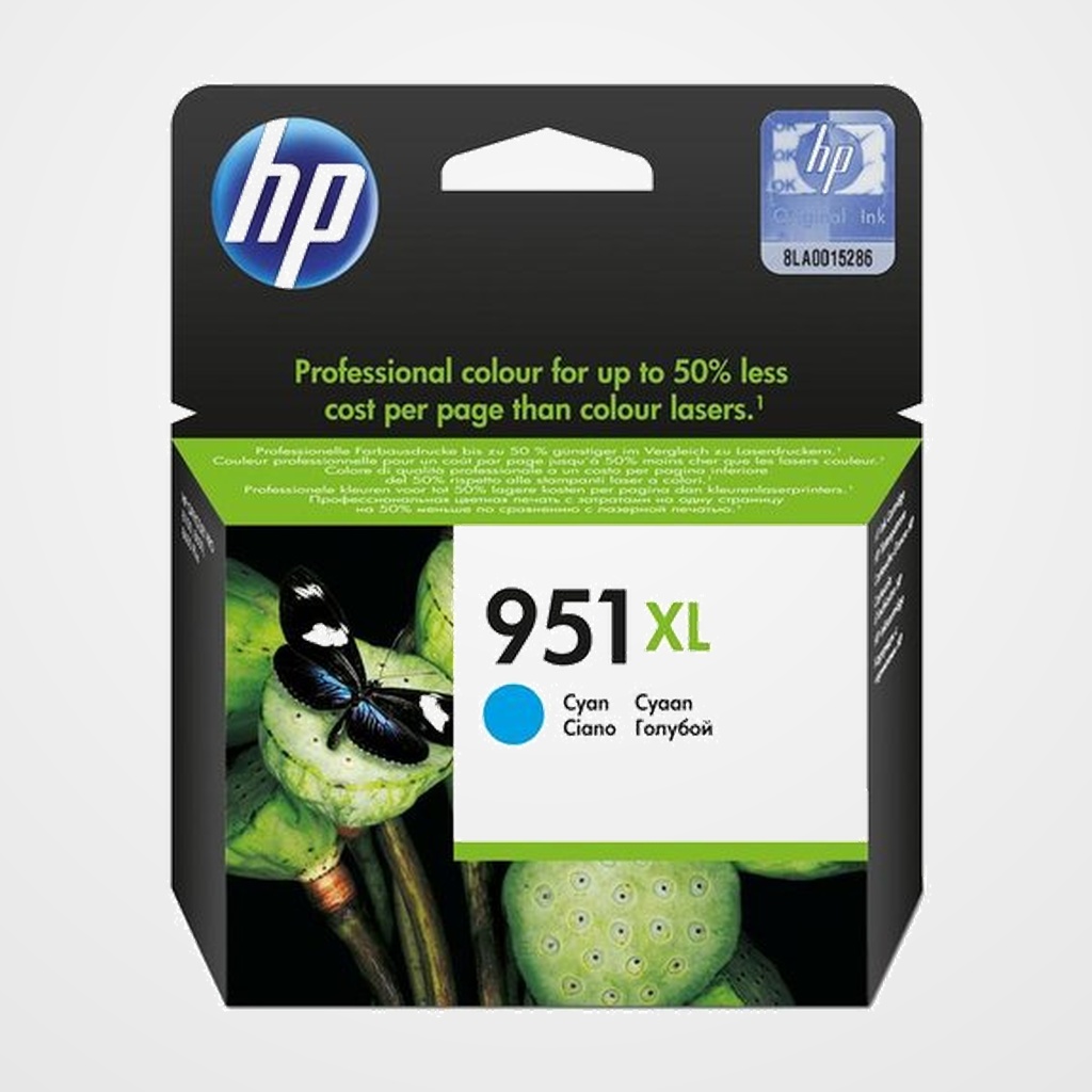CARTUCHO INKJET HP CN046AE Nº951XL OFFICEJET PRO 8600 SERIES CIAN