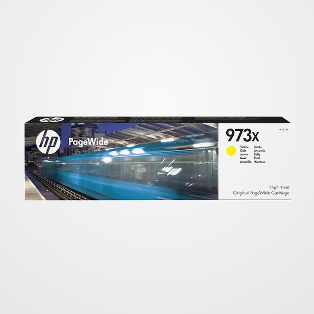 CARTUCHO INKJET HP F6T83AE Nº973X PAGEWIDE MANAGED MFP P57750DW AMARILLO 7.000 PAG.
