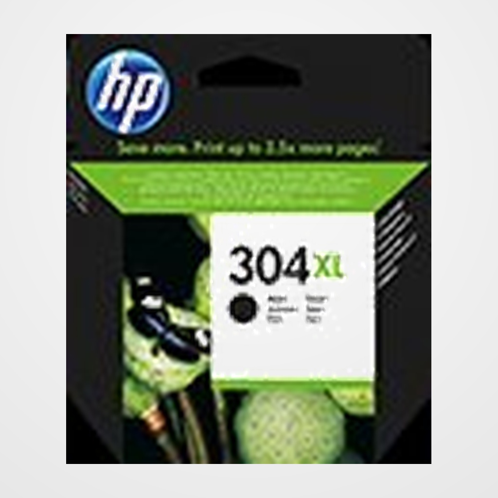 CARTUCHO INKJET HP N9K08AE Nº304XL DESKJET 3720/3730 NEGRO 300 PÁG.