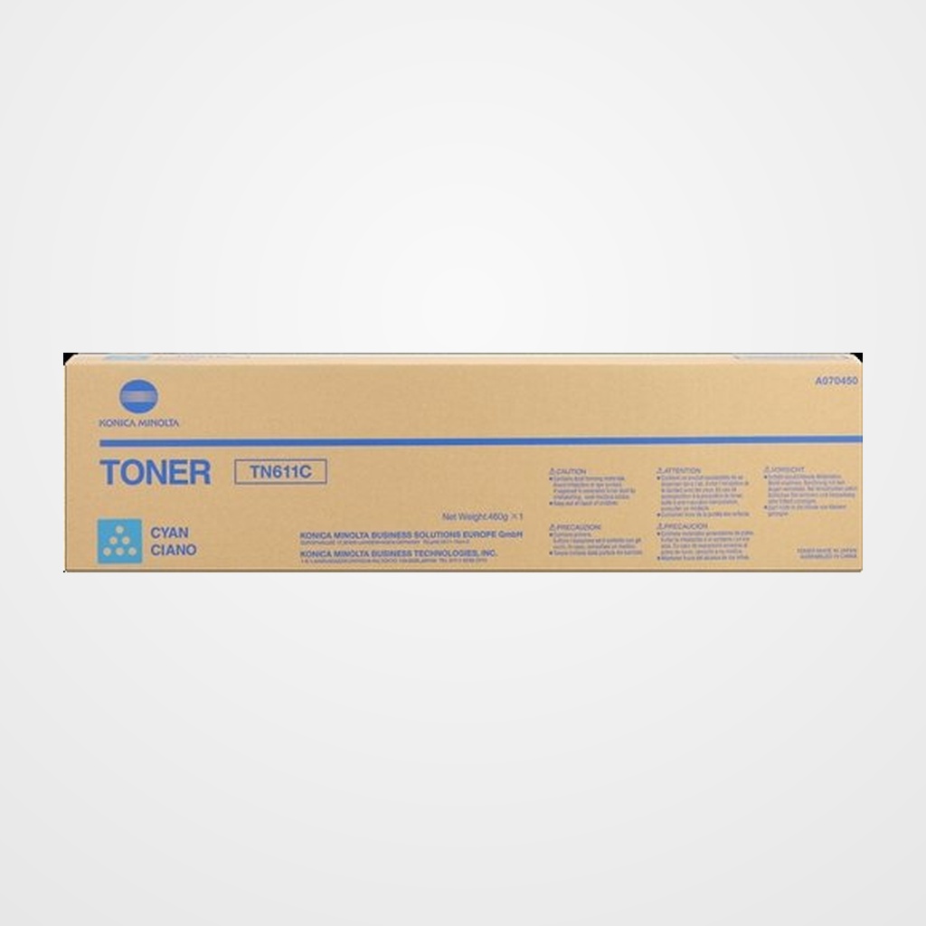 TONER KONICA-MINOLTA TN611C BIZHUB C550/C650 CIAN 27.000 PAG.