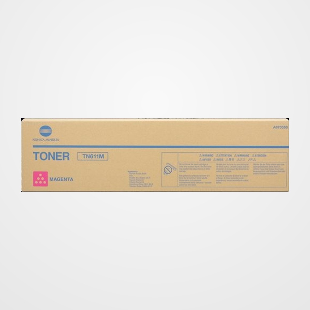 TONER KONICA-MINOLTA TN611M BIZHUB C550/C650 MAGENTA 27.000 PAG.