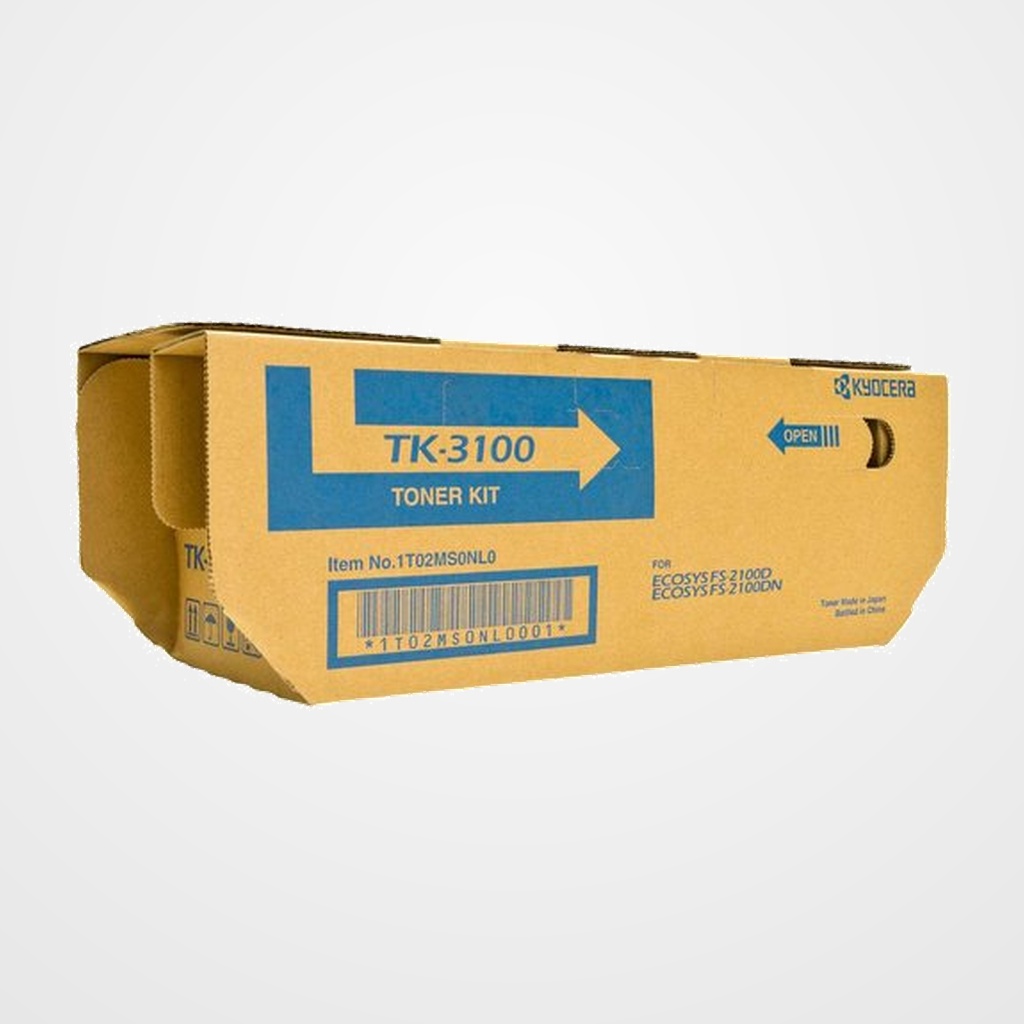 TONER KYOCERA-MITA 1T02MS0NL0 TK-3100 FS- 2100DN NEGRO (12.500 PAG.)