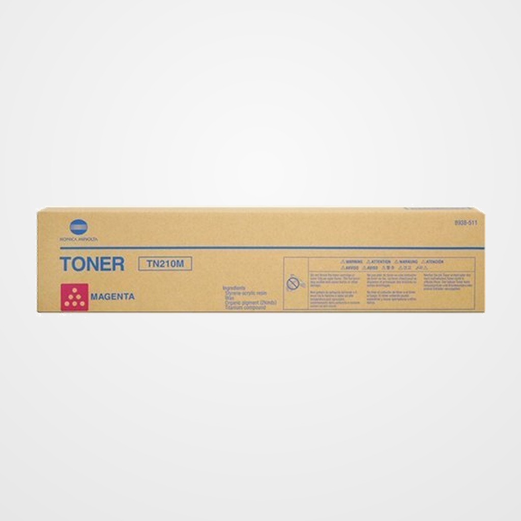 TONER MINOLTA-QMS TN210M BIZHUB C250/C250P/C252 MAGENTA 12.000 PÁG.