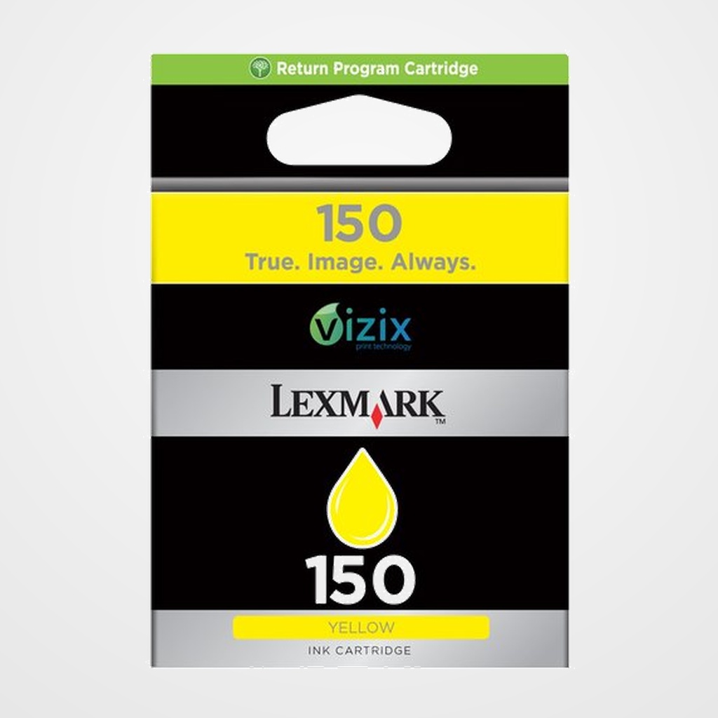 CARTUCHO INKJET LEXMARK 14N1610E Nº 150 AMARILLO PRO 715/915, S315/S415/S515 200 PAGINAS