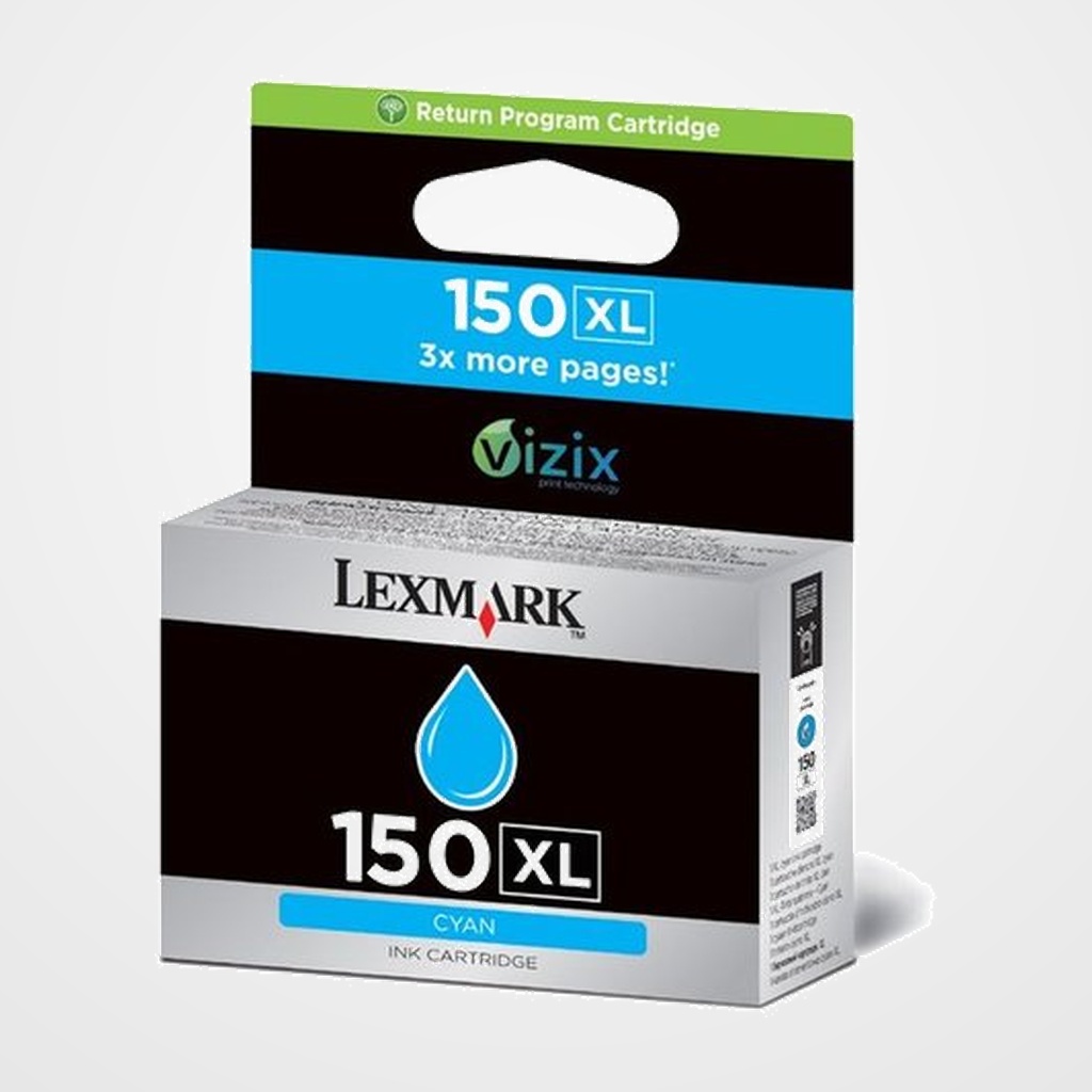 CARTUCHO INKJET LEXMARK 14N1615E Nº 150XL CIAN PRO 715/915, S315/S415/S515 750 PAGINAS