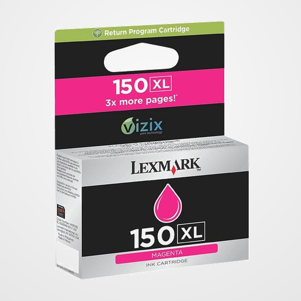 CARTUCHO INKJET LEXMARK 14N1616E Nº 150XL MAGENTA PRO 715/915, S315/S415/S515 750 PAGINAS