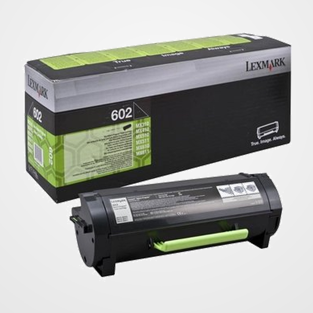 TONER LEXMARK Nº602 60F2000 MX310DN/MX410DE/MX510DE/MX511DE/MX511DHE/MX511DTE/MX611DE/MX611DHE/MX611DTE NEGRO (2.500 PÁG)