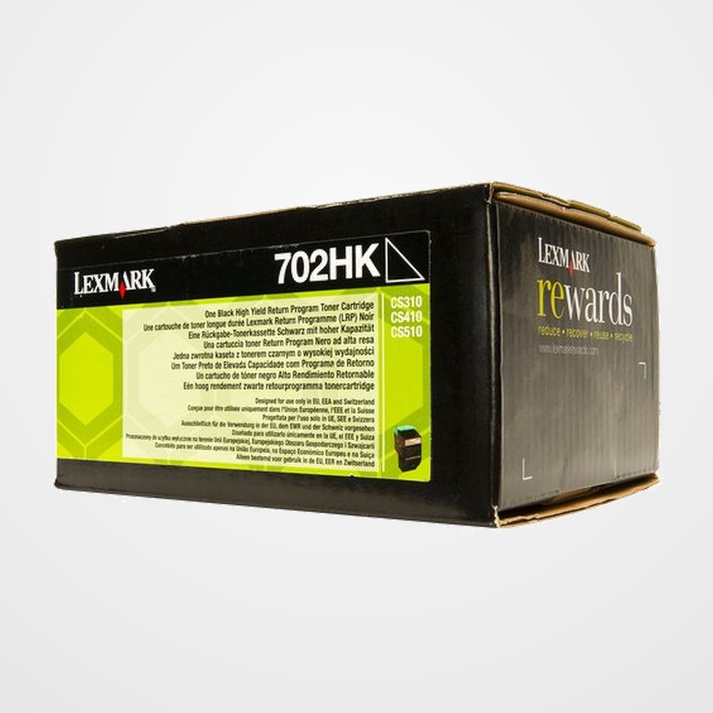 TONER LEXMARK 70C2HK0 CS310DN/310N/410DN/410DTN/410N/510DE/510DTE NEGRO (4.000 PÁG.)