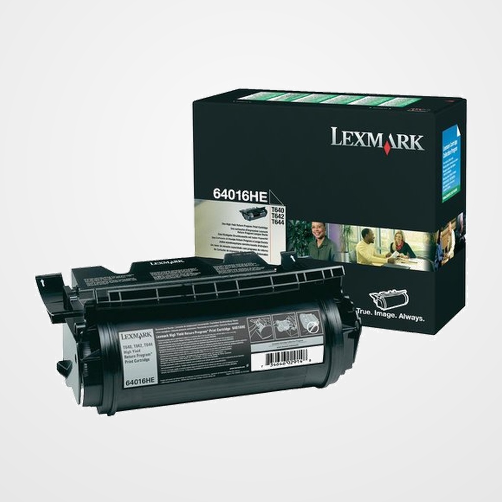 UNID.IMPRESION LEXMARK 64016HE NEGRO T640/642/644 RETB. A.R. (21.000 PAG.)