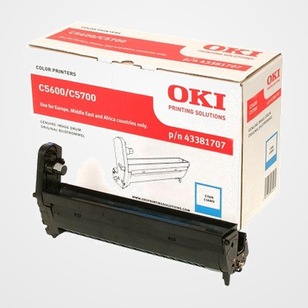 TAMBOR OKI C5600/5700 CIAN (20.000 PAG.)