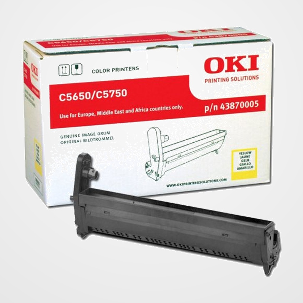 TAMBOR OKI C5650/5750 AMARILLO (20.000 PAG)