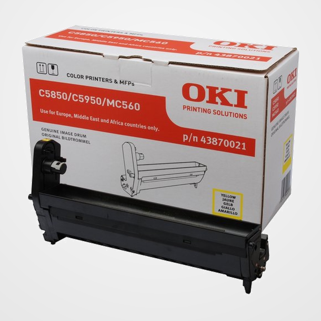 TAMBOR OKI C5850/5950/MC560N/560DN AMARILLO TIPO C11 (20.000 pág.)