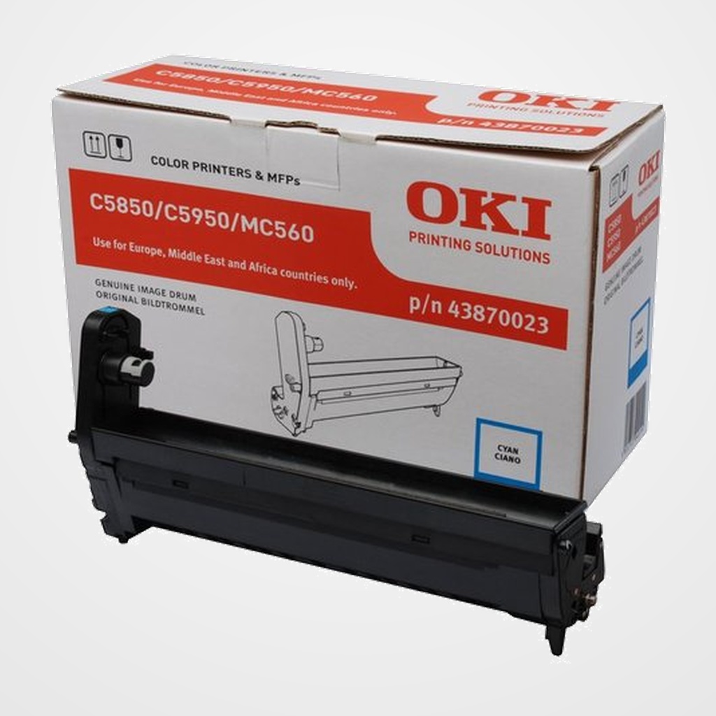 TAMBOR OKI C5850/5950/MC560N/560DN CIAN TIPO C11 (20.000 pág.)