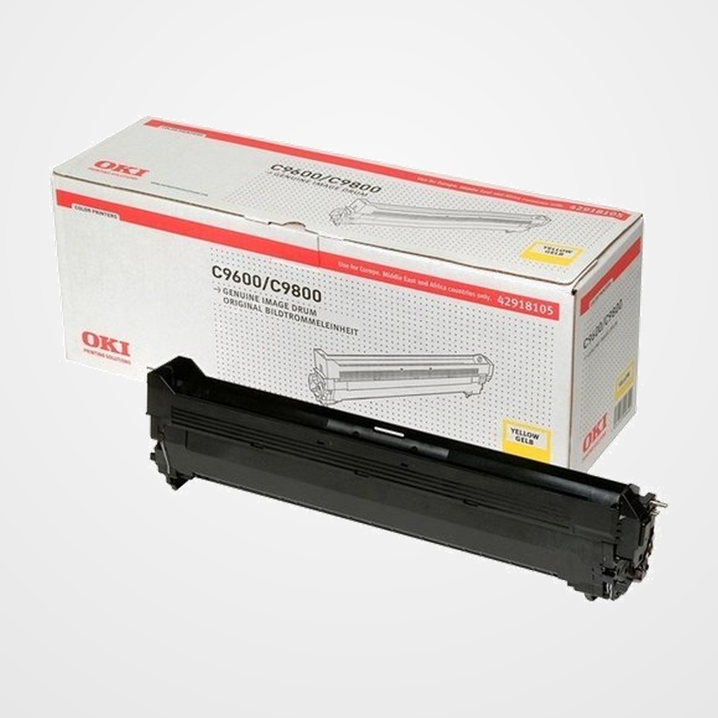 TAMBOR OKI C9600/9650/9800/9850 AMARILLO (30.000 PAG.)