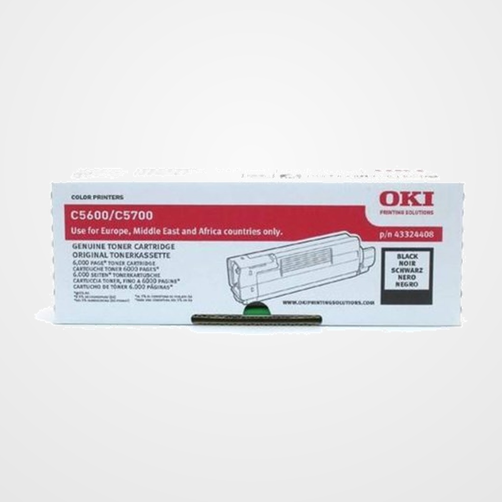 TONER OKI C5600/5700 NEGRO (6.000 PAG.) TYPE C8