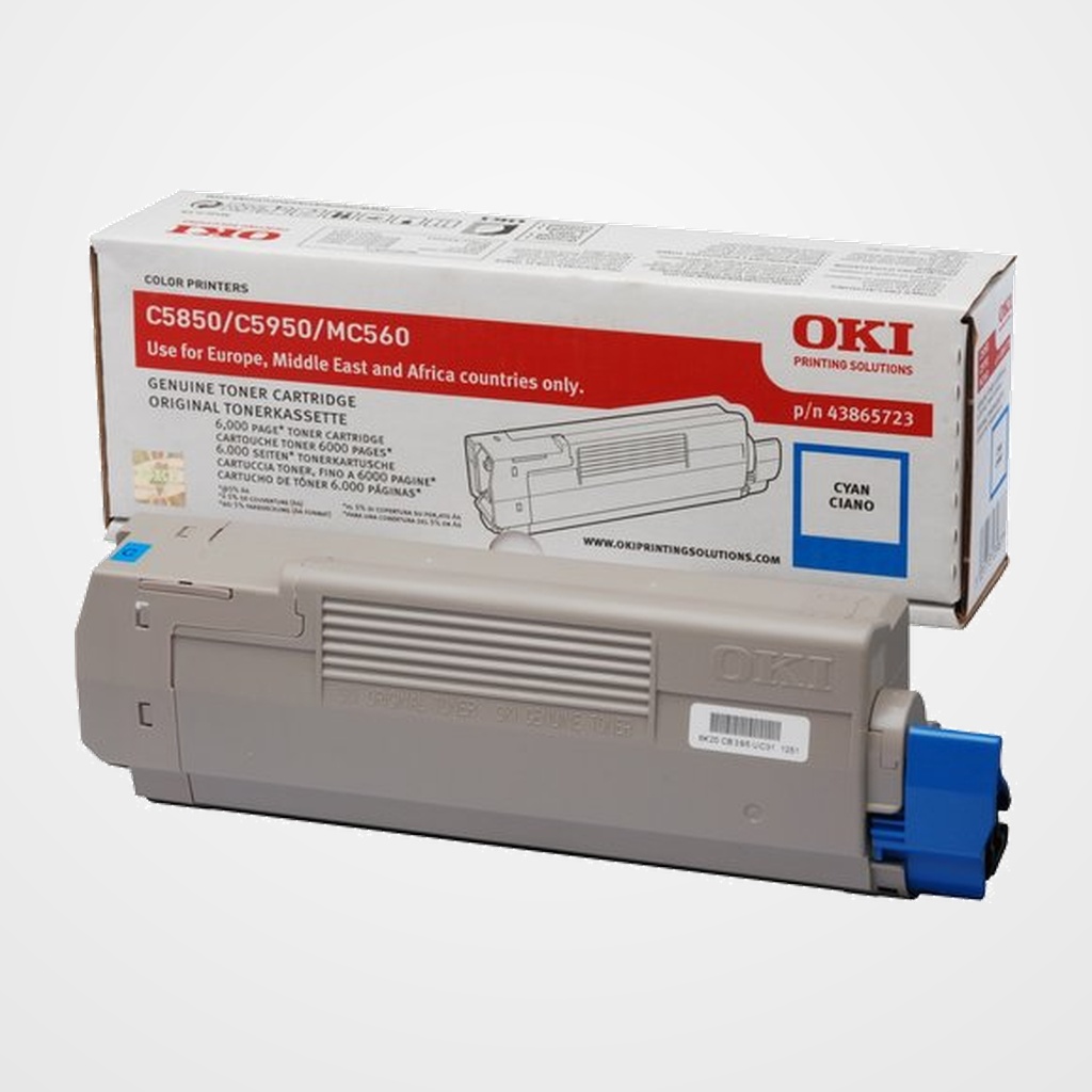 TONER OKI C5850/5950/MC560N/560DN CIAN TIPO C11 (6.000 pág.)