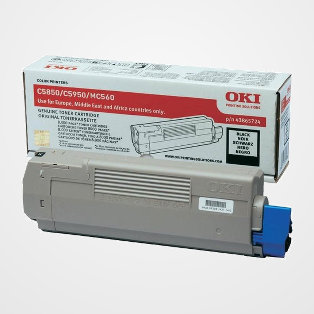 TONER OKI C5850/5950/MC560N/560DN NEGRO (8.000 pág.)