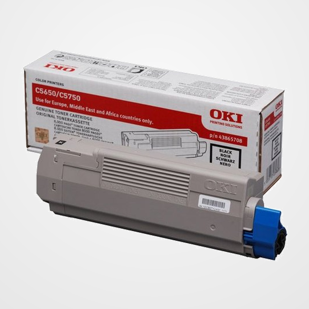 TONER OKI 43865708 C5650/5750 NEGRO TYPE C11 (8.000 PÁG.)