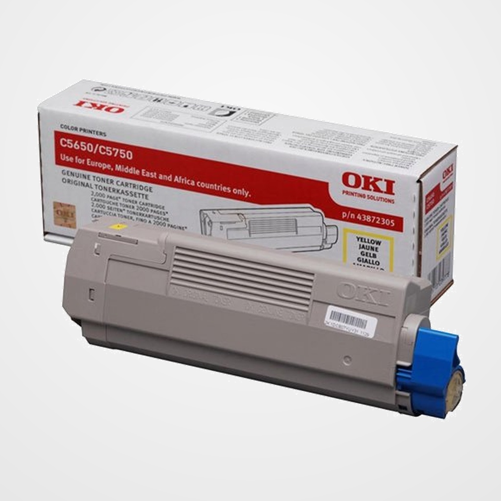 TONER OKI 43872305 C5650/5750 AMARILLO TYPE C11 (2.000 PAG.)