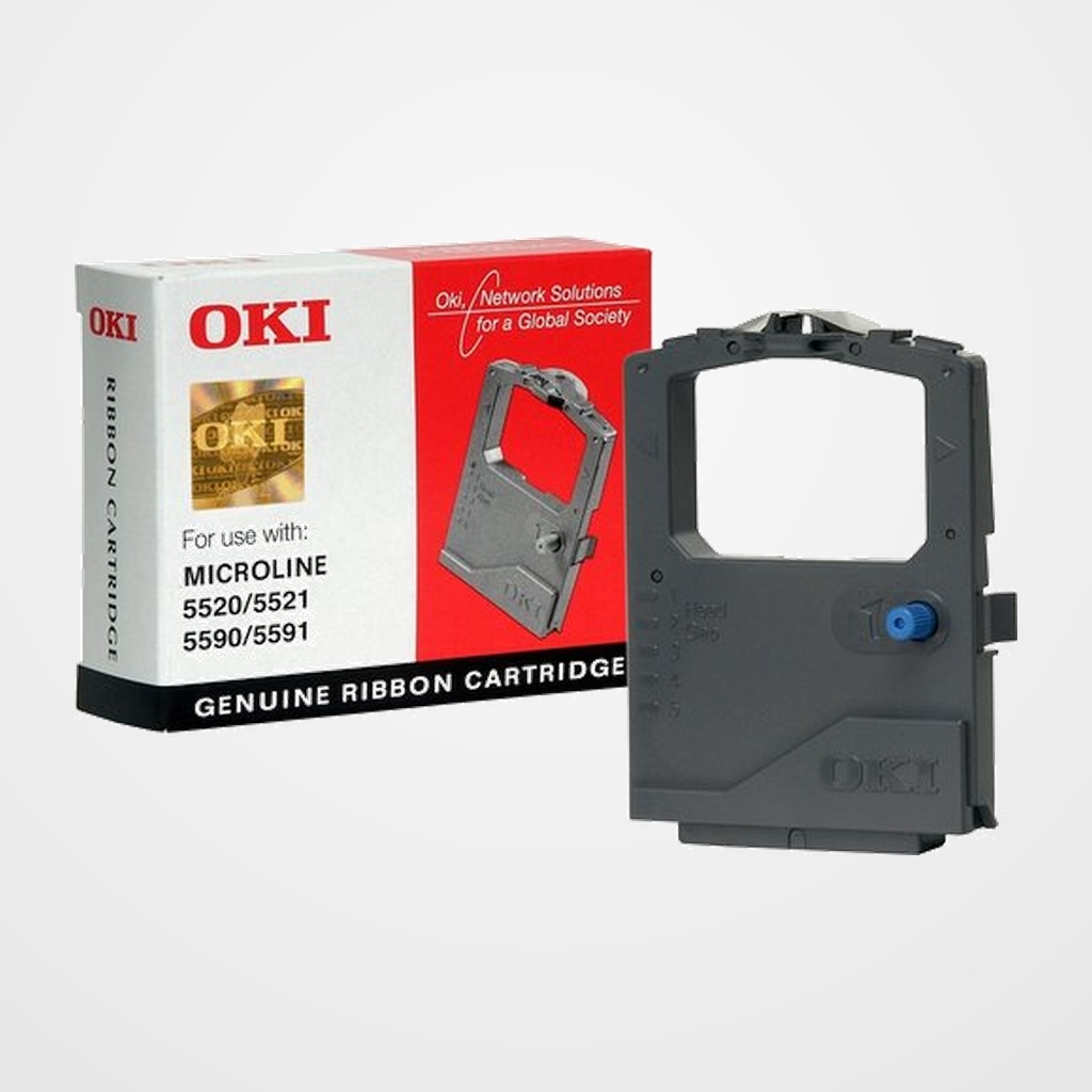 CINTA IMP.MATRIC.OKI ML5520/5521/5590/5591 NEGRA (4 MILLON CRT.)