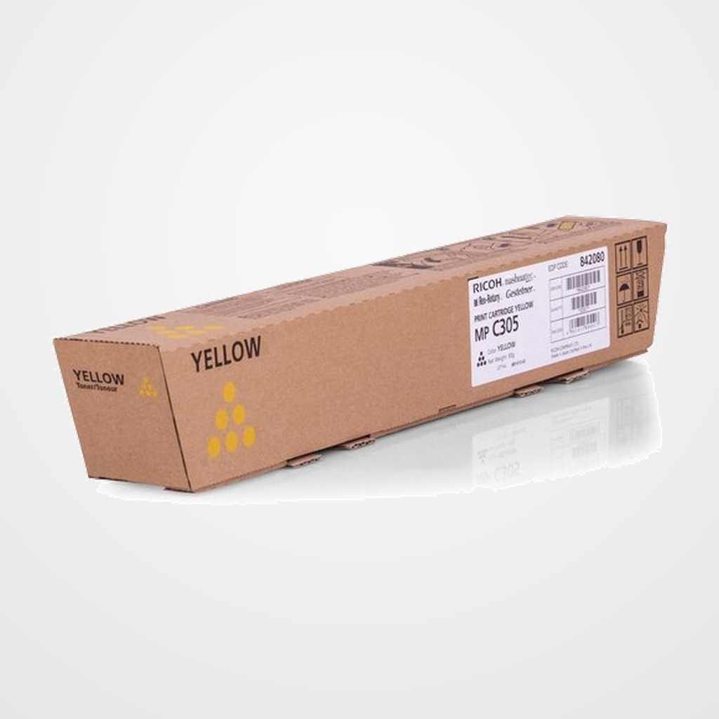 TONER RICOH AFICIO 842080 MPC-C305SP/305SPF AMARILLO (4.000 Paginas)