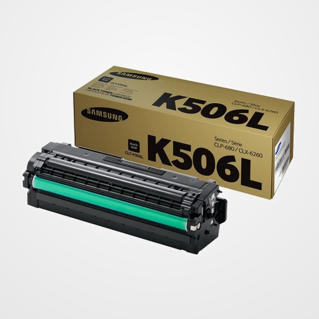 TONER SAMSUNG  CLT-K506L/ELS CLP-680DW/680ND, CLX-6260FD/6260FR/6260FW/6260ND NEGRO (6.000 PÁG.)