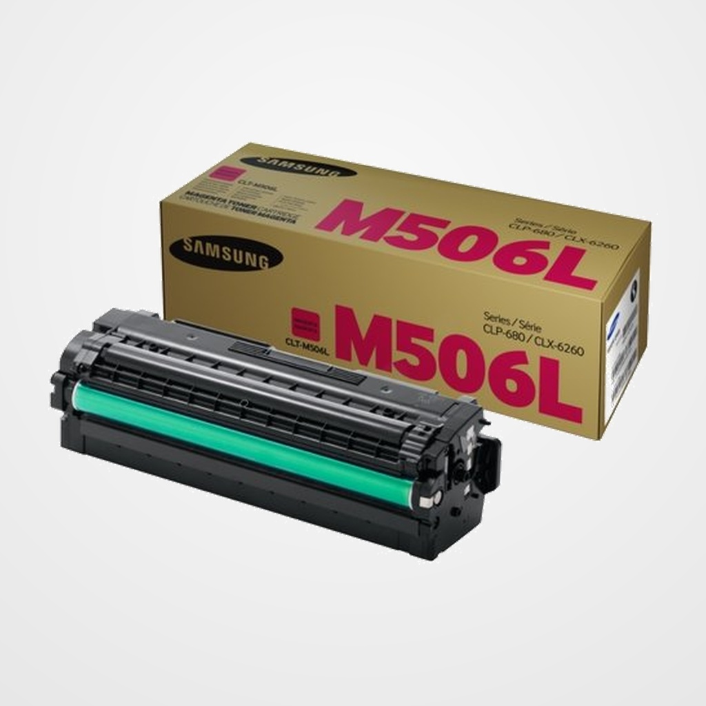 TONER SAMSUNG  CLT-M506L/ELS CLP-680DW/680ND, CLX-6260FD/6260FR/6260FW/6260ND MAGENTA (3.500 PÁG.)