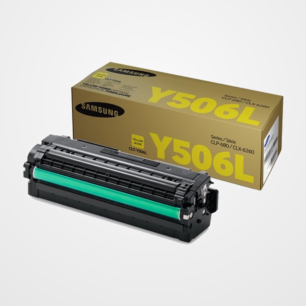 TONER SAMSUNG  CLT-Y506L/ELS CLP-680DW/680ND, CLX-6260FD/6260FR/6260FW/6260ND AMARILLO (3.500 PÁG.)