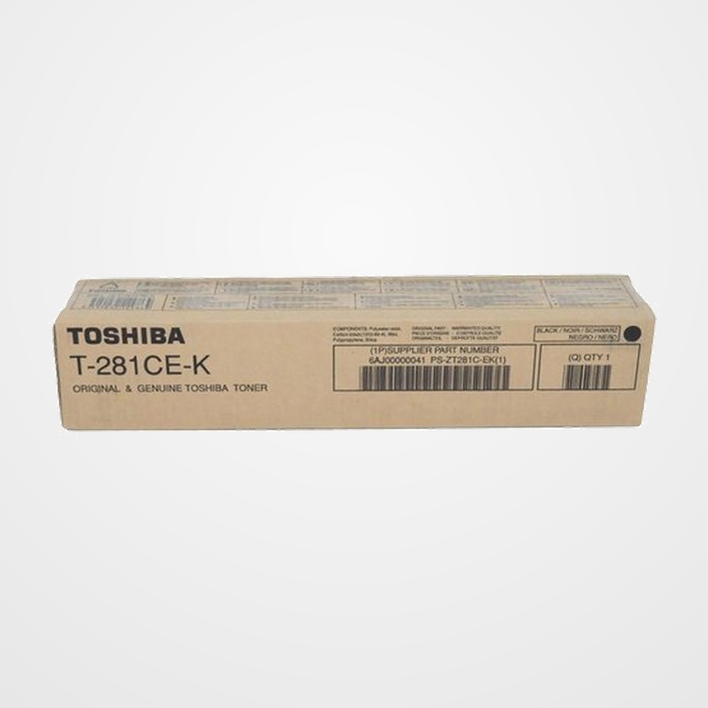 TONER TOSHIBA T-281-CEK NEGRO E-STUDIO 281C 351E 451E (20.000 PÁG.)
