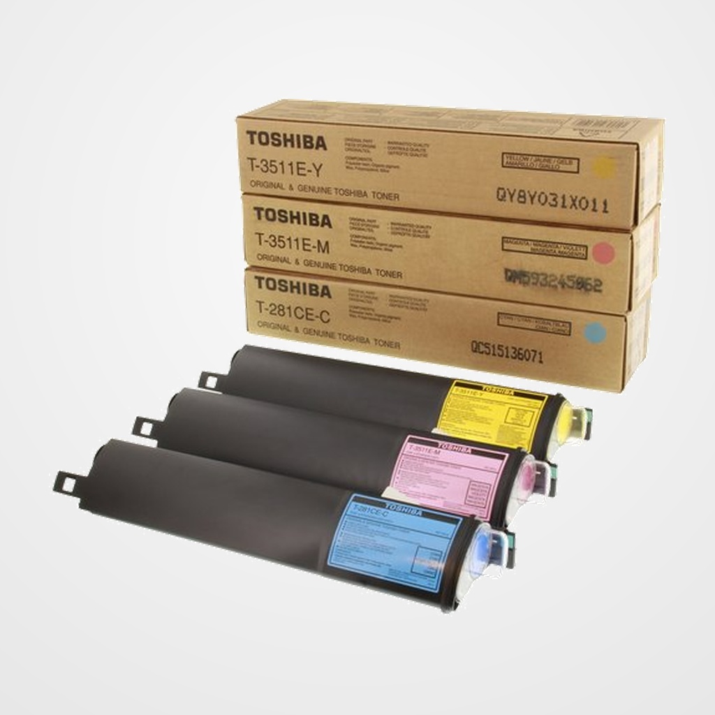 TONER TOSHIBA T-281-CEY AMARILLO E-STUDIO 281C 351E 451E (10.000 PÁG.)