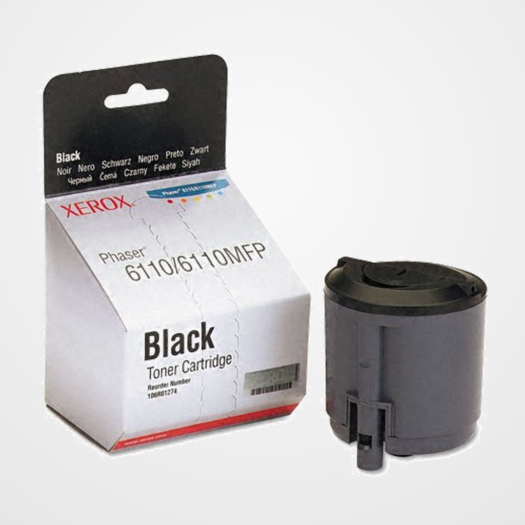 TONER XEROX NEGRO PHASER 6110/6110MFP (2.000 pág.) ref. 106R01274