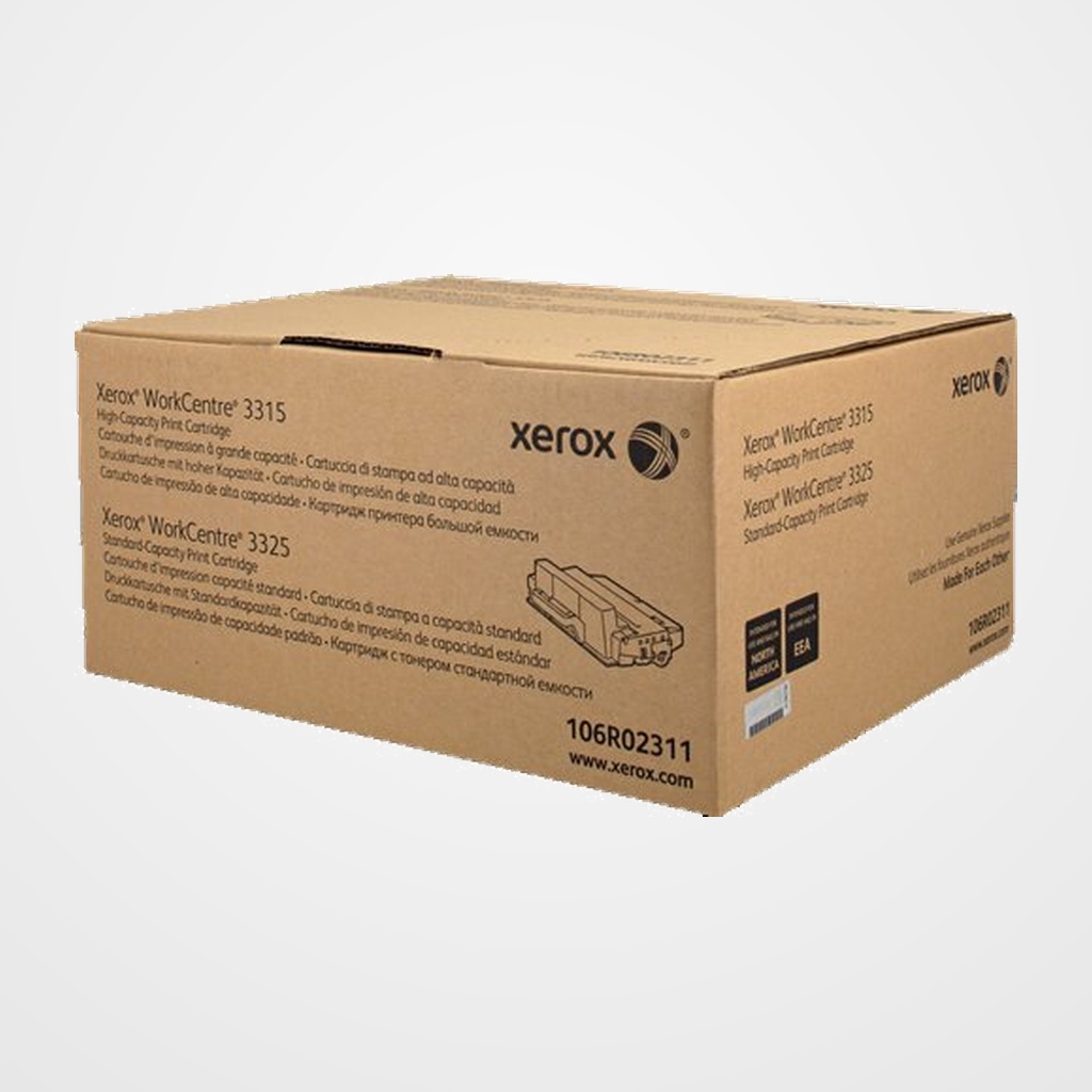 TONER XEROX 106R02311 NEGRO  WORKCENTRE 3315 DN/3315V DN/3315V DNC/3315V DNM/3325/DNI/3325V DNI