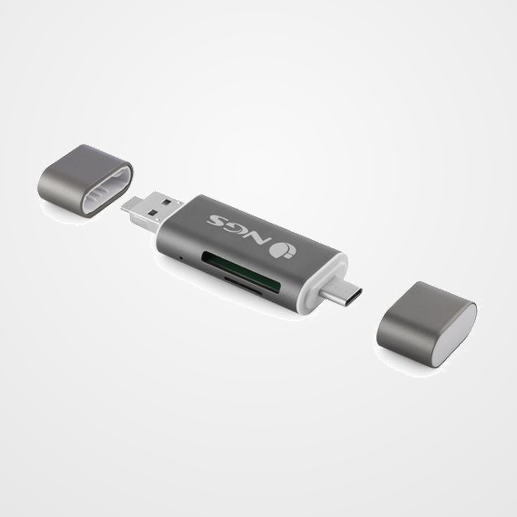 LECTOR DE TARJETAS NGS USB TIPO C 5 EN 1