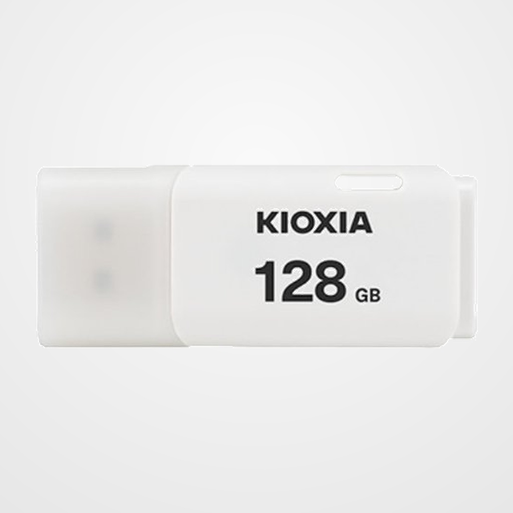 MEMORIA USB 128GB KIOXIA/TOSHIBA U202 2.0 BLANCO (Incluye Canon LPI de 0,24)