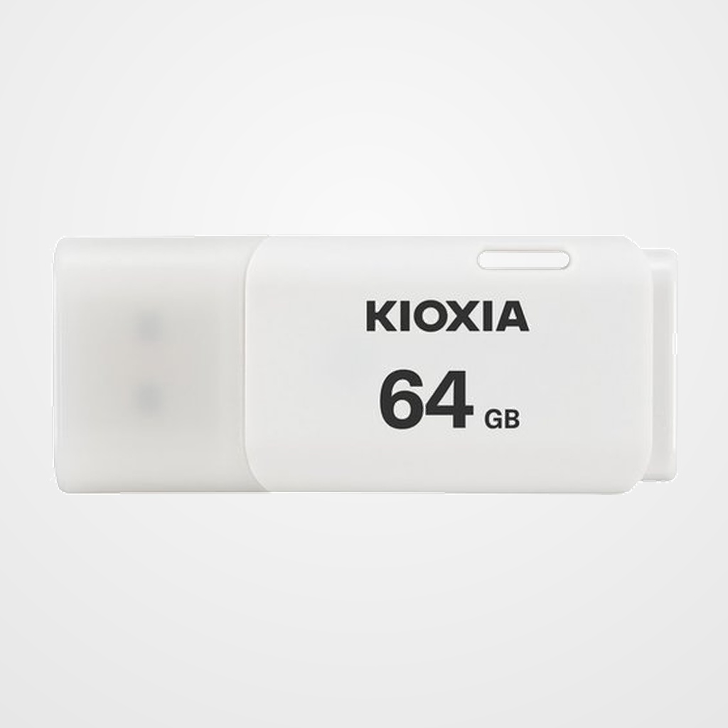 MEMORIA USB 64GB KIOXIA/TOSHIBA U202 2.0 BLANCO (Incluye Canon LPI de 0,24)