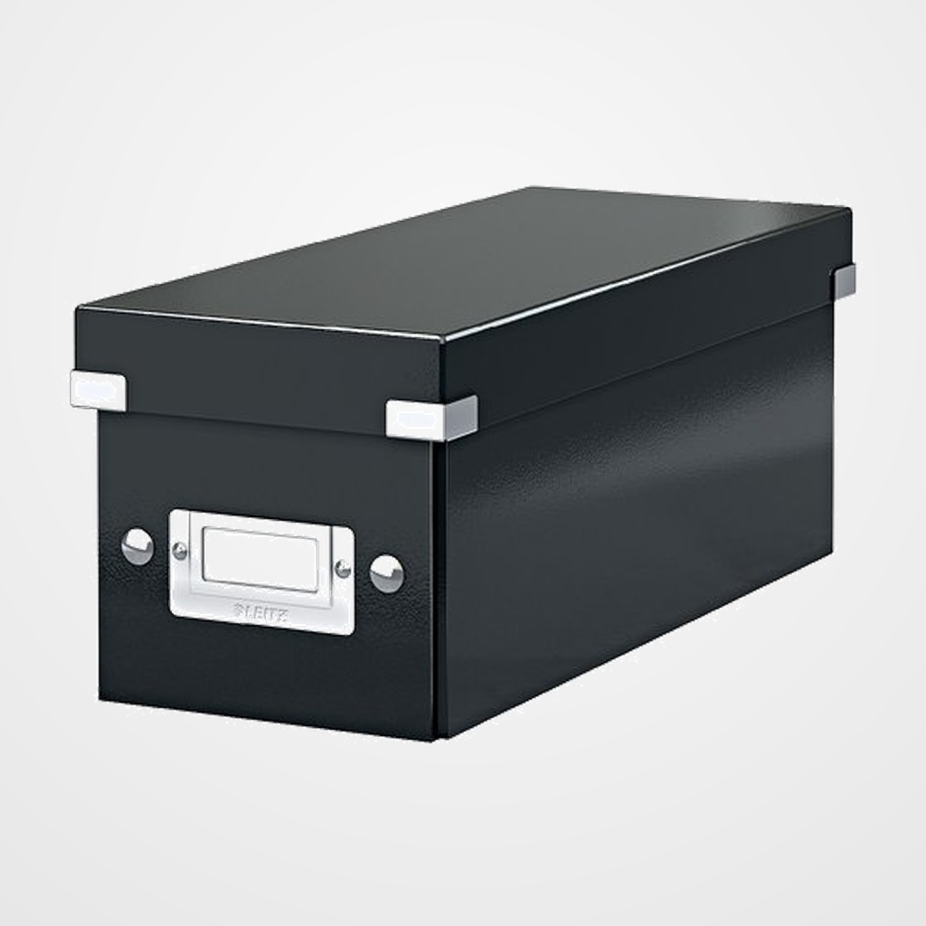 ARCHIVADOR CAJA PARA CD/DVD LEITZ CLICK&STORE 143x136x352 NEGRO