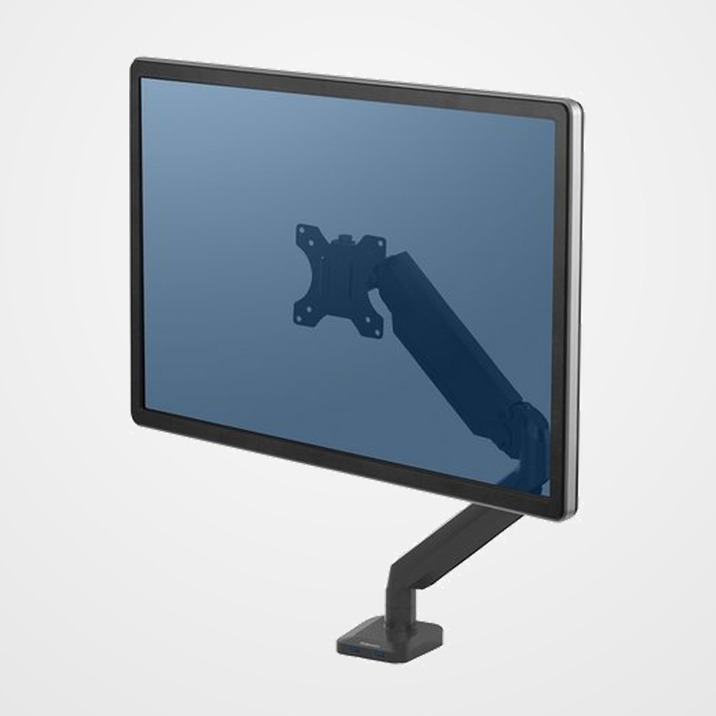 SOPORTE BRAZO MONITOR FELLOWES INDIVIDUAL PLATINUM SERIES NEGRO
