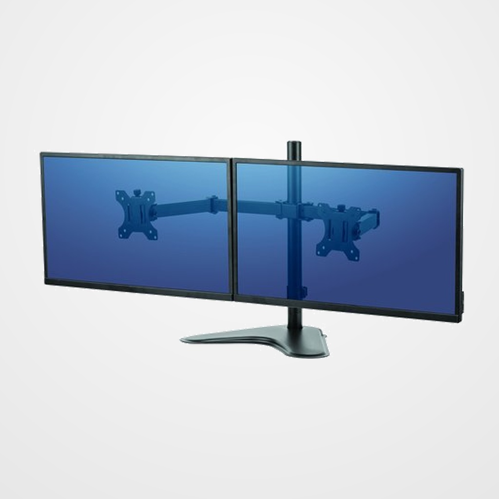 SOPORTE MONITOR FELLOWES DOBLE CON PEANA PROFESSIONAL SERIES