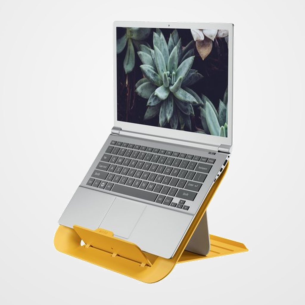 SOPORTE LEITZ ORDENADOR PORTATIL ERGO COSY AMARILLO