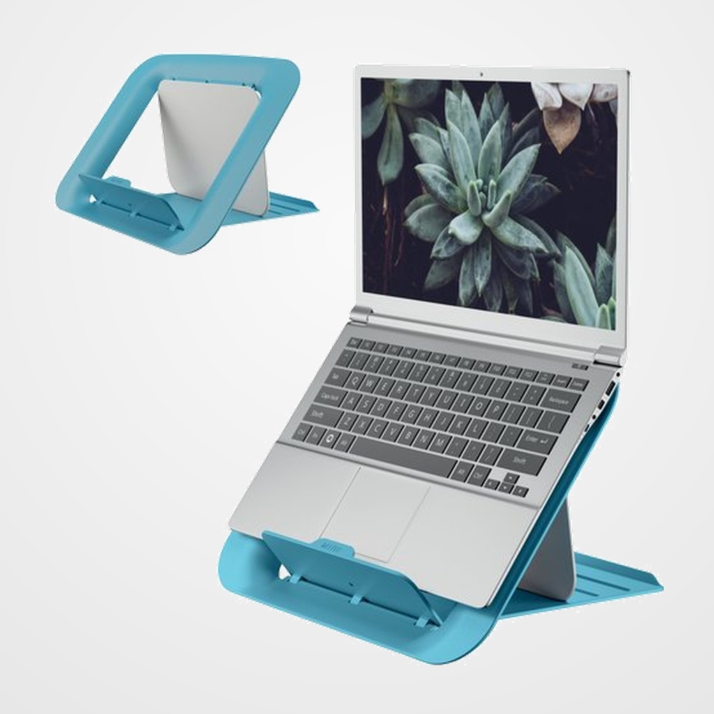 SOPORTE LEITZ ORDENADOR PORTATIL ERGO COSY AZUL