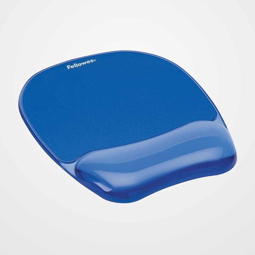 ALFOMBRILLA RATON FELLOWES CON REPOSAMUÑECAS GEL AZUL